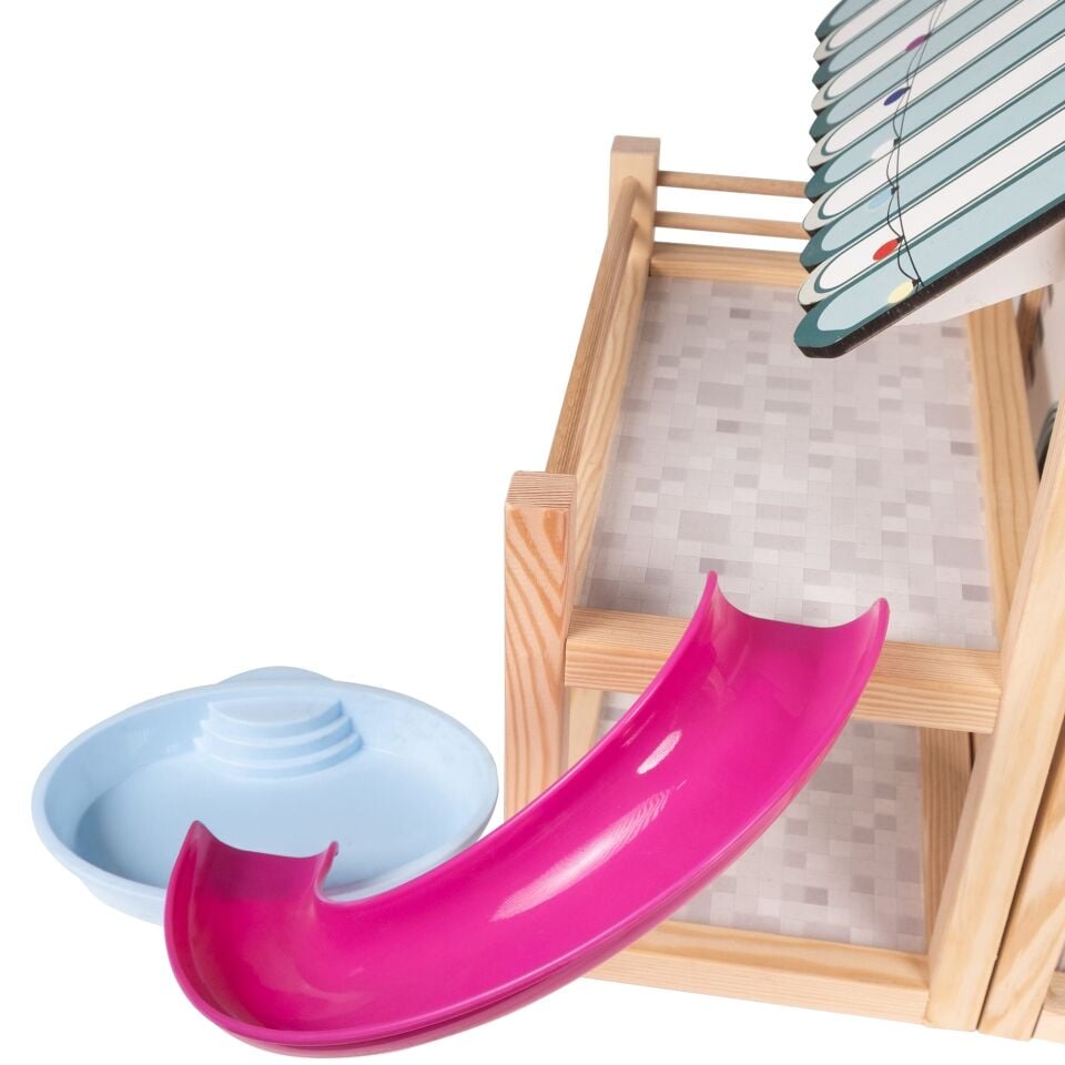 Ahşap Oyuncak Ev - Doğal ve Eğitici Oyun Köşesi ''Eşyalar dahil'' T2016