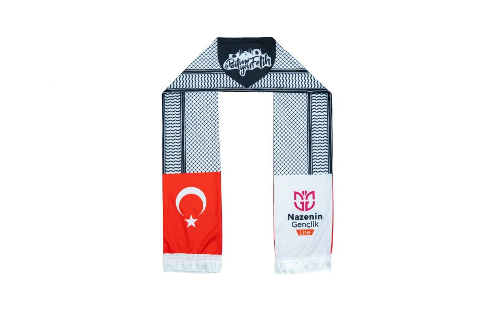 Nazenin Gençlik Lise Saten Atkı