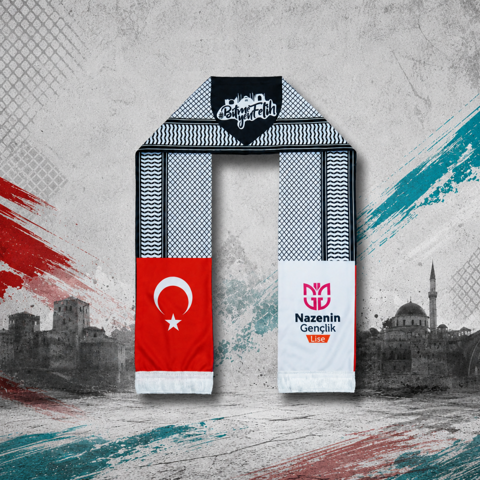 Nazenin Gençlik Lise Saten Atkı