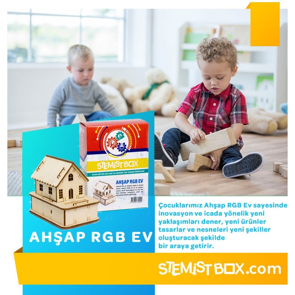 Ahşap RGB Ev