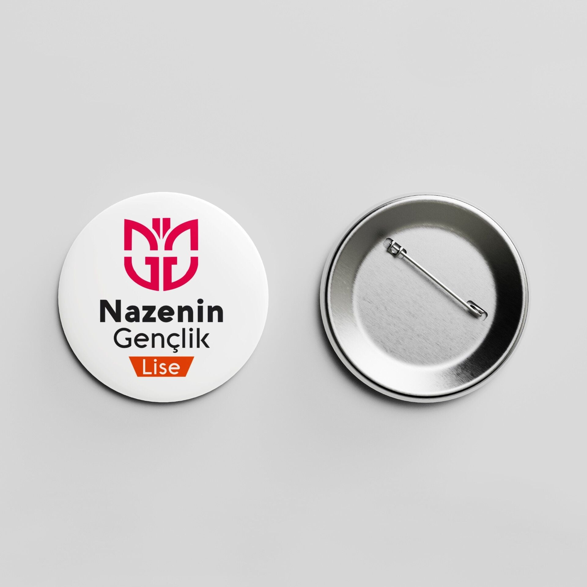 Nazenin Gençlik Lise Özel Buton Rozet | Model 9