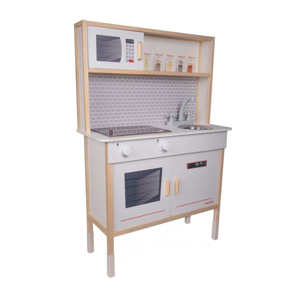 Ahşap Oyun Mutfağı Beyaz T1029