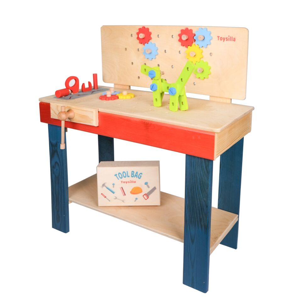Büyük Ahşap Tamir Tezgahı Oyuncak, Tamir oyuncak T6014