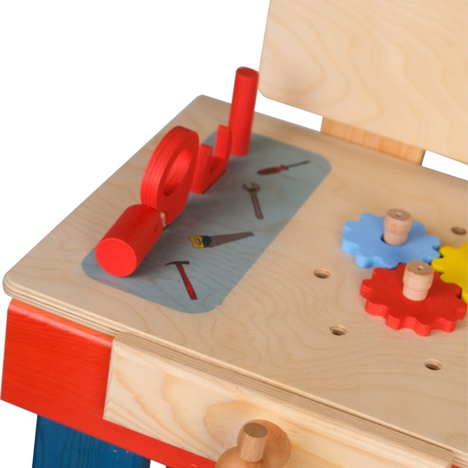 Büyük Ahşap Tamir Tezgahı Oyuncak, Tamir oyuncak T6014