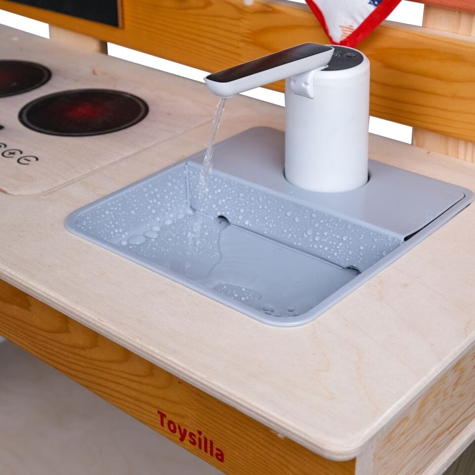 Doğal Ağaç Ahşap Sulu Mutfak