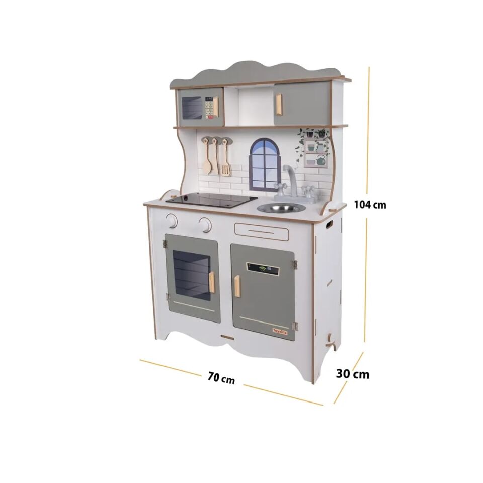 Eğitici Çocuk Oyun Mutfağı - Yeşil T1040