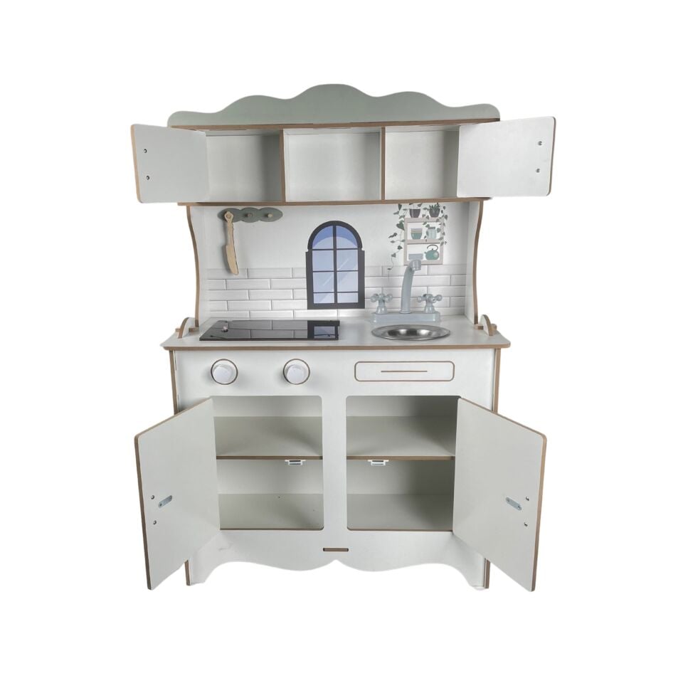 Pembe 1041 Ahşap Çocuk Mutfak Seti | Eğlenceli ve Eğitici Oyun Deneyimi