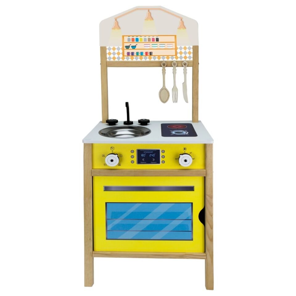 Toysilla Ahşap Çocuk Mutfağı Sarı - T1018