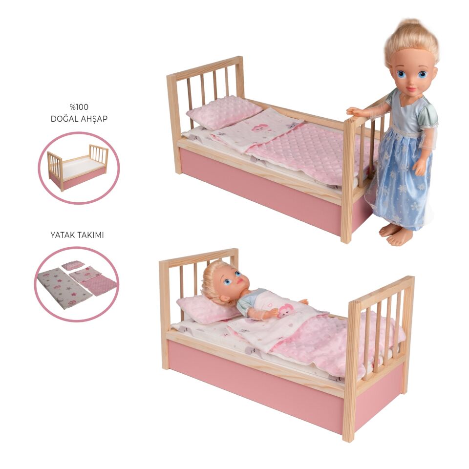 AHŞAP OYUNCAK YATAK  T3028