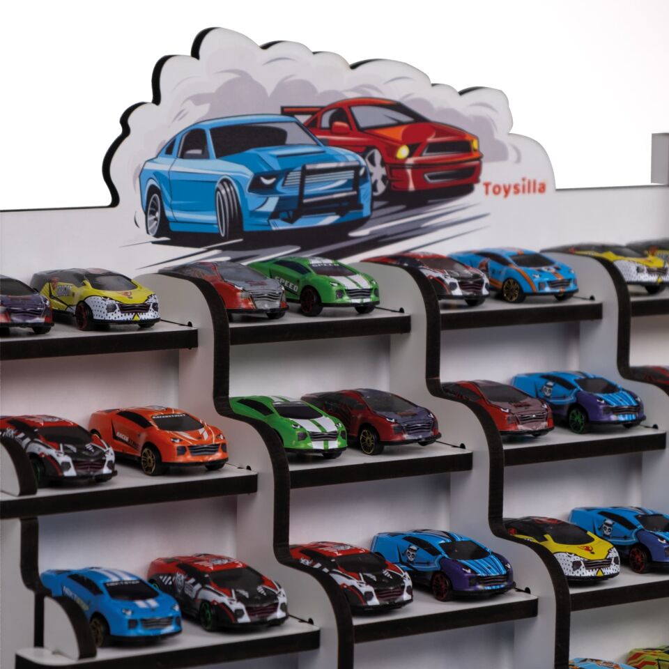 Toysilla Ahşap Oyuncak Araba Sergileme Standı – T3029