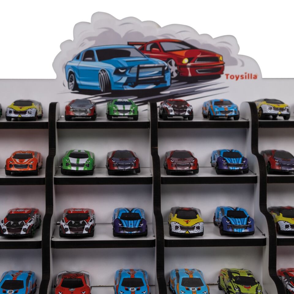 Toysilla Ahşap Oyuncak Araba Sergileme Standı – T3029