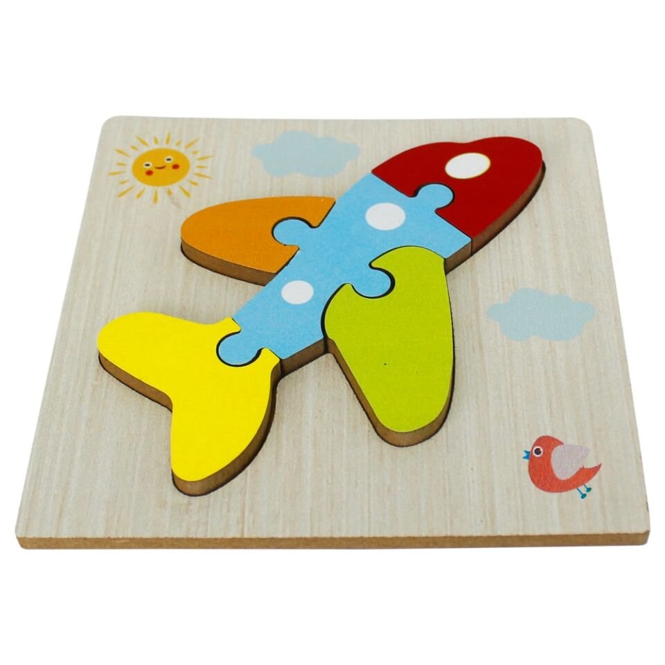 Toysilla Ahşap Puzzle Uçak Temalı - T5004