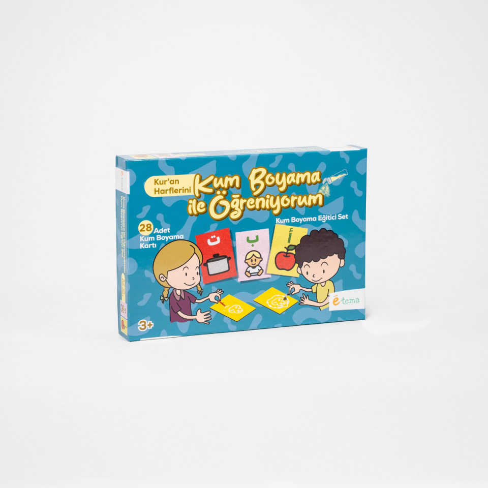 Kur'an Harflerini Kum Boyama ile Öğreniyorum