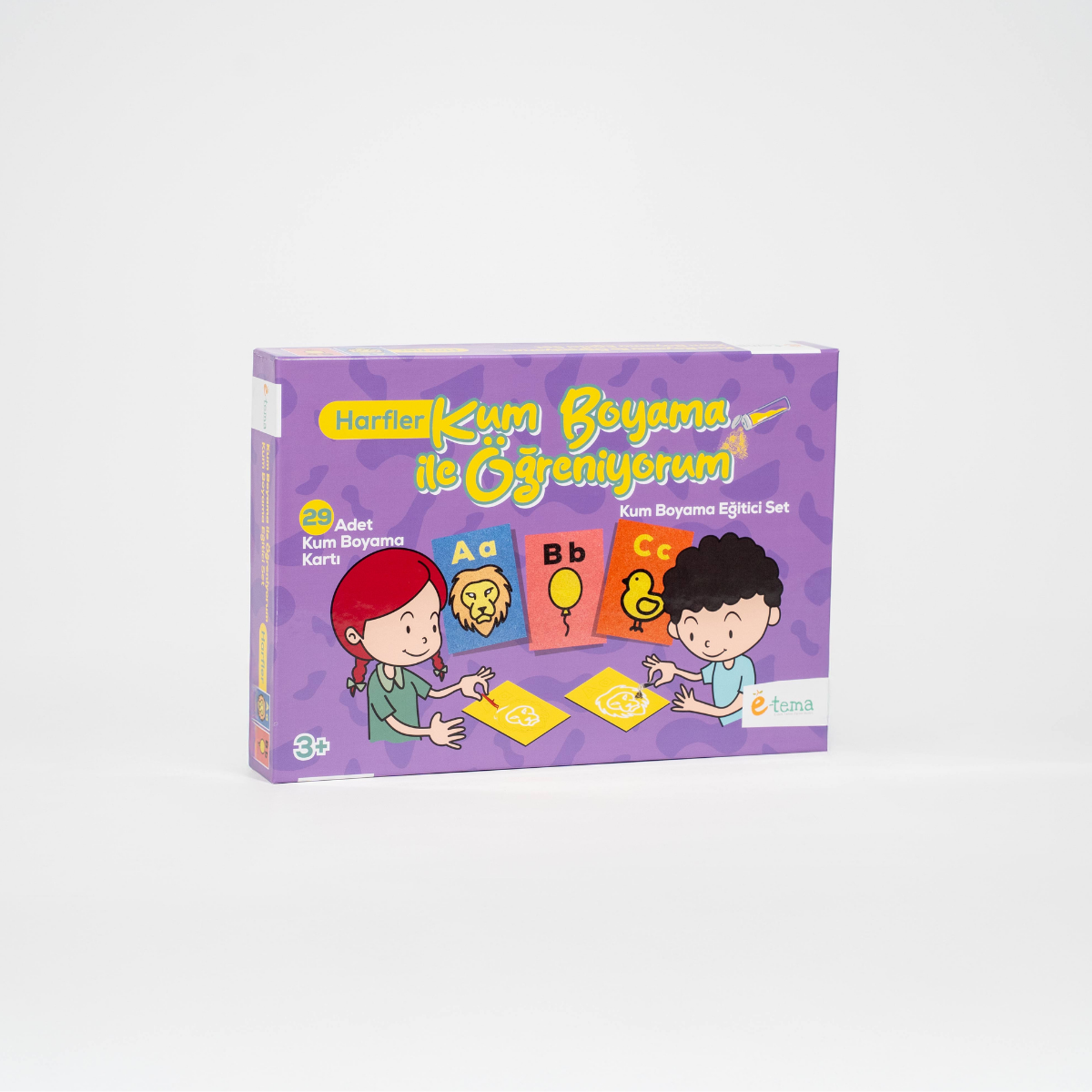 ''Türkçe Set'' Harfleri Kum Boyama ile Öğreniyorum