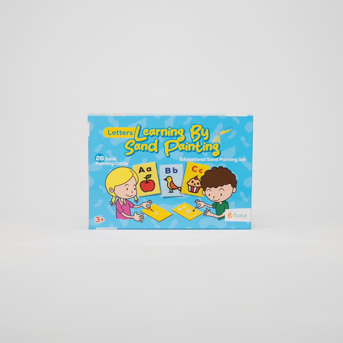 ''İngilizce Set'' Harfleri Kum Boyama ile Öğreniyorum