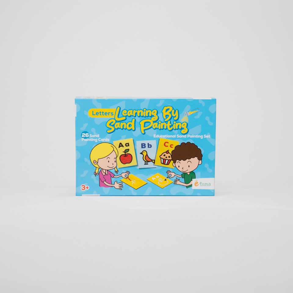 ''İngilizce Set'' Harfleri Kum Boyama ile Öğreniyorum