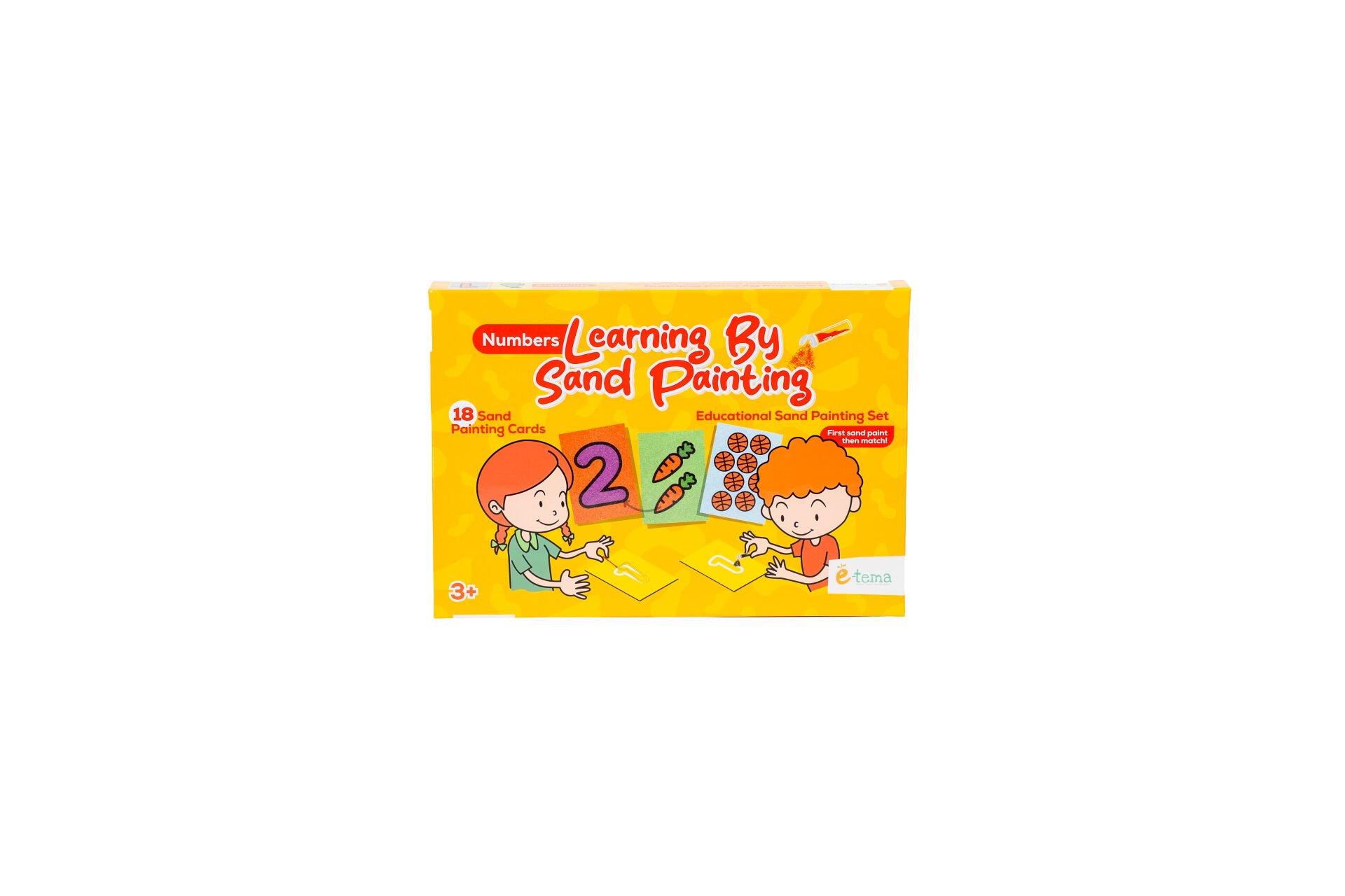 ''İngilizce Set'' Sayıları Kum Boyama ile Öğreniyorum