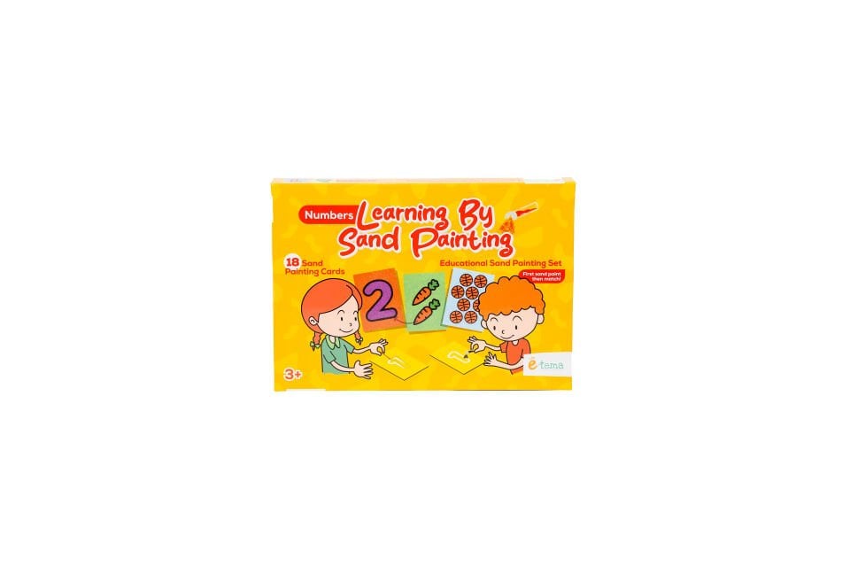 ''İngilizce Set'' Sayıları Kum Boyama ile Öğreniyorum